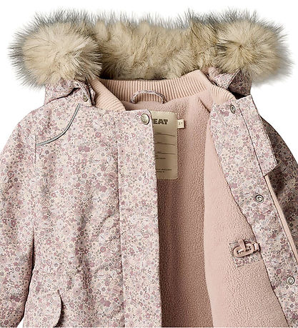 Wheat Winter Coat - Mathilde - Rose Dust Flowers