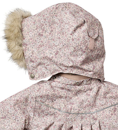 Wheat Winter Coat - Mathilde - Rose Dust Flowers