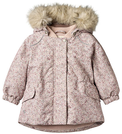 Wheat Winter Coat - Mathilde - Rose Dust Flowers