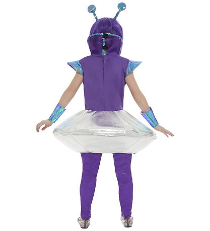 Smiffys Costume - Alien Girl - Silver Smiffys Costume - Alien Girl - Silver