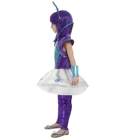 Smiffys Costume - Alien Girl - Silver Smiffys Costume - Alien Girl - Silver