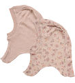 Cagoule Wheat - Laine - 2 Pack - Felix - Lilac Fleurs Cagoule Wheat - Laine - 2 Pack - Felix - Lilac Fleurs