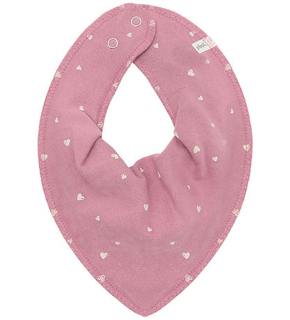 Pippi Teething Bib - Pointy - 3-Pack - Mauve Orchid
