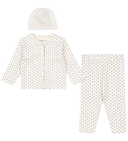 Set Fanga Fontana - Gilet/Leggings/Bonnet - Bello - Point Blue