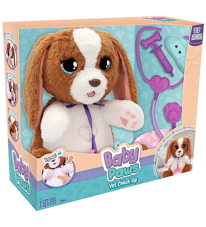 Interactif Peluche Baby Paws - Chiot interactif - Contrôle vétér
