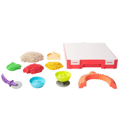 Kinetic Sand Beach Set - Squish Pizza - 453 g