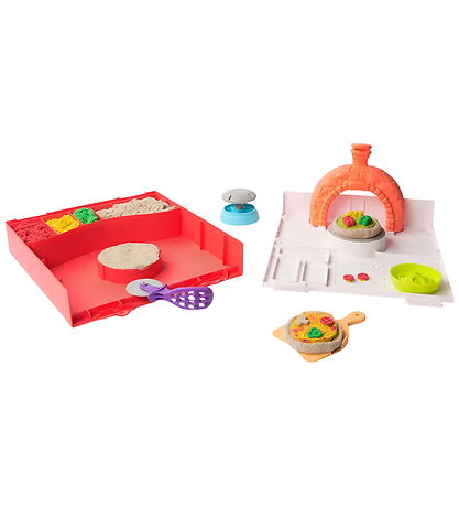 Kinetic Sand Beach Set - Squish Pizza - 453 g
