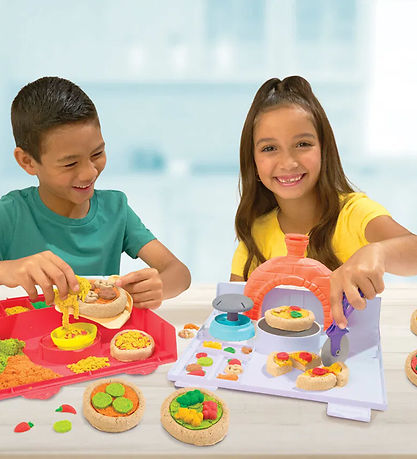 Kinetic Sand Beach Set - Squish Pizza - 453 g