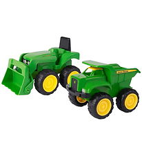 John Deere Construction Trucks - Mini Sandbox Tractor & Dump Tru John Deere Construction Trucks - Mini Sandbox Tractor & Dump Tru