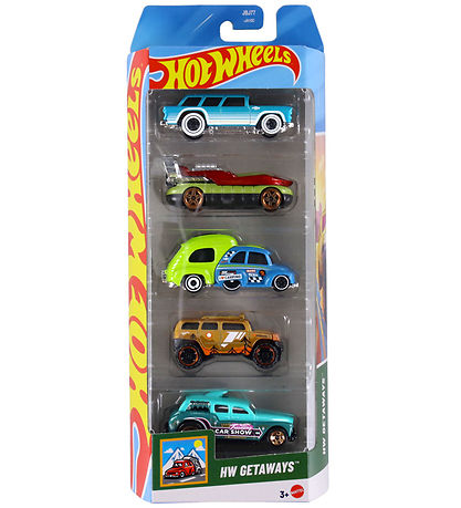 Voitures Hot Wheels - 5 Pack - Escapades HW Voitures Hot Wheels - 5 Pack - Escapades HW