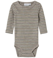 Name It Body l/ä - Ull/Modal - Rib - NbmWomi - Satellit/Stripes Name It Body l/ä - Ull/Modal - Rib - NbmWomi - Satellit/Stripes