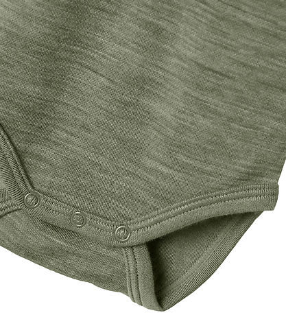 Name It Bodysuit l/s - Wool/Viscose - NbmWyla - Dried Sage
