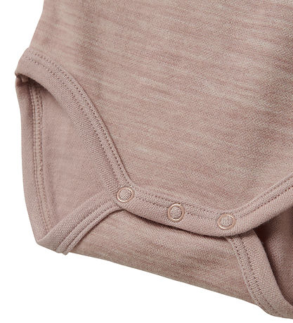 Name It Bodysuit l/s - Wool/Viscose - NbfWyla - Shadow Gray