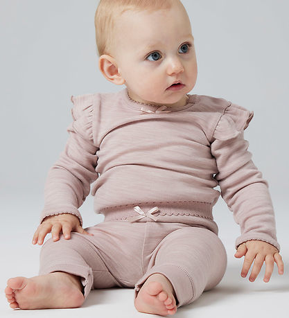 Name It Leggings - Wool/Viscose - NbfWyla - Shadow Gray