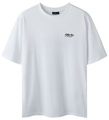 T-Shirt LMTD - NlnStep - Bright White T-Shirt LMTD - NlnStep - Bright White
