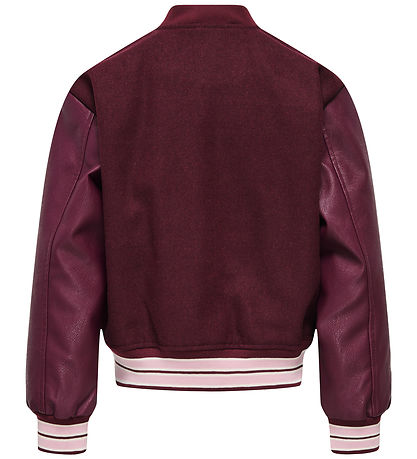 Kids Only Bomber Jacket - KogWestCoast - Mauve Wine