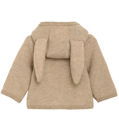 Veste polaire Huttelihut - Polaire de laine - Camel Mélange av.  Veste polaire Huttelihut - Polaire de laine - Camel Mélange av.