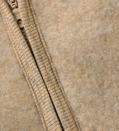 Veste polaire Huttelihut - Polaire de laine - Camel Mélange av.  Veste polaire Huttelihut - Polaire de laine - Camel Mélange av.