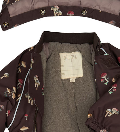 Petit Piao Snowsuit - PPDard - Fungi AOP Petit Piao Snowsuit - PPDard - Fungi AOP