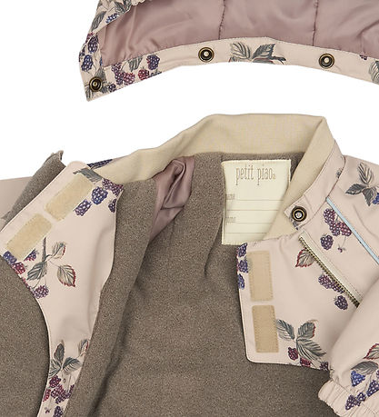 Petit Piao Winter Coat - PPDard - Blackberry AOP