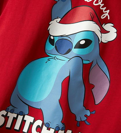 Name It T-shirt - NkfAkka - Stitch - Barbados Cherry Name It T-shirt - NkfAkka - Stitch - Barbados Cherry
