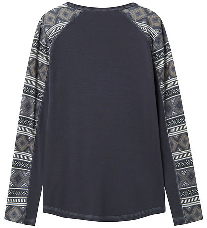Name It Blouse - Wool - NkmWillto - Ombre Blue/ICELAND