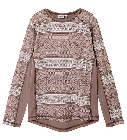Name It Bluse - Wolle - NkmWillto - Geweih/Snow Pattern