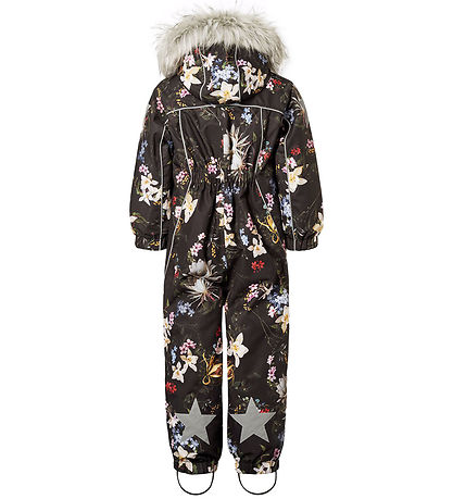 Molo Snowsuit - Polaris Fur - Paisley Flowers