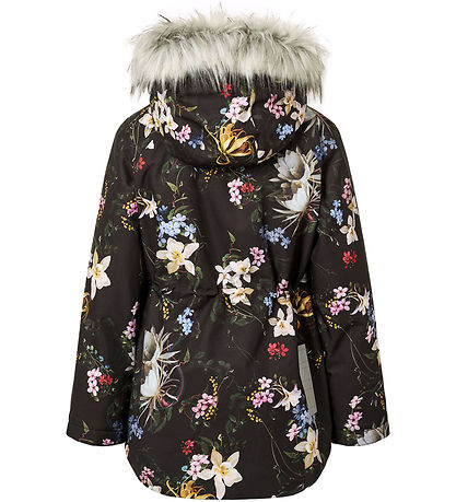 Molo Winter Coat - Cathy Fur - Paisley Flowers