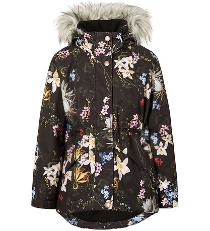 Molo Winter Coat - Cathy Fur - Paisley Flowers