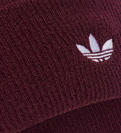 adidas Originals Beanie - Knitted - Adicolor Cuff - Maroon adidas Originals Beanie - Knitted - Adicolor Cuff - Maroon