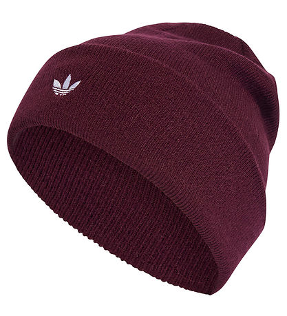 adidas Originals Beanie - Knitted - Adicolor Cuff - Maroon adidas Originals Beanie - Knitted - Adicolor Cuff - Maroon