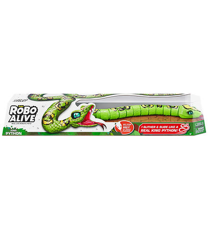 Robo Alive Toy animals - King Python - Green