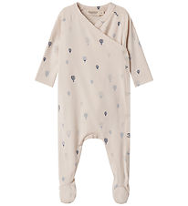MarMar Jumpsuit w. Feet - Modal/Cotton - Rubello - Air Balloon MarMar Jumpsuit w. Feet - Modal/Cotton - Rubello - Air Balloon