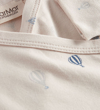 MarMar Jumpsuit w. Feet - Modal/Cotton - Rubello - Air Balloon