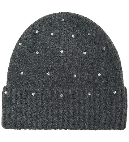 Kids Only Beanie - Knitted - KogChyna - Dark Grey Melange/Rhines