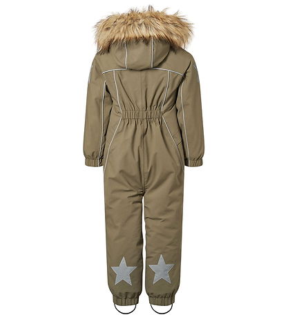Molo Snowsuit - Polaris Fur - Bark Green