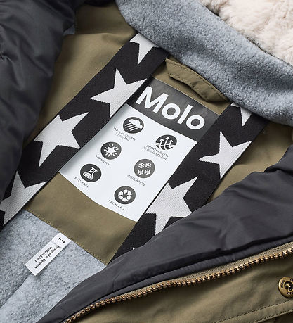 Molo Snowsuit - Polaris Fur - Bark Green
