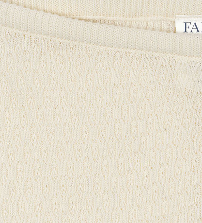 Fanga Fontana Trousers - Knitted - Venti Pointelle - Antique Whi