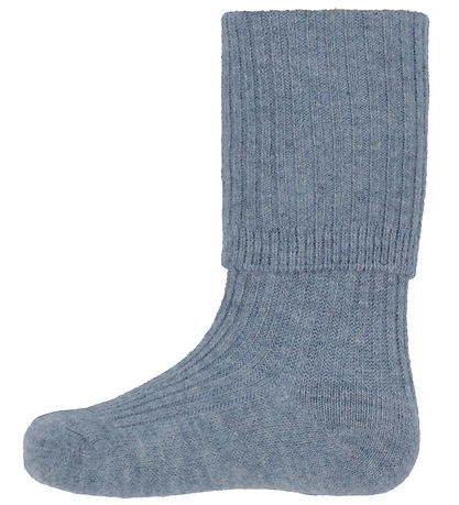 Fanga Fontana Socks - Wool - Rib - Lana - Ashley Blue