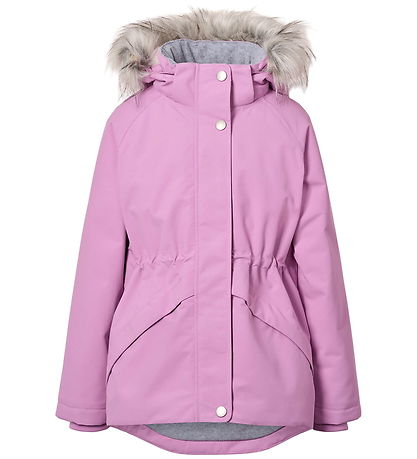 Molo Winter Coat - Cathy Fur - Purple Ray