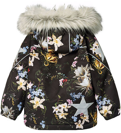 Molo Winter Coat - Hopla Fur - Paisley Flowers