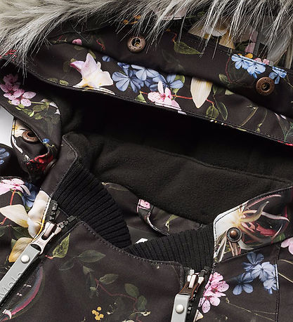 Molo Winter Coat - Hopla Fur - Paisley Flowers