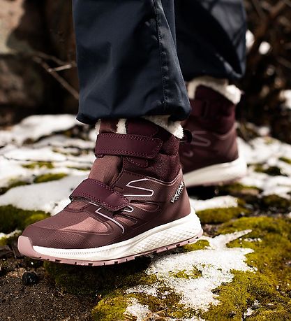 Viking Winter Boots - Equip Defence Warm WP 2V - Grape/Antique
