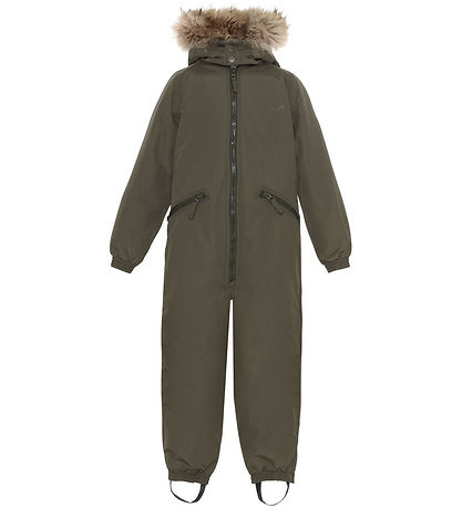 Ver de Terre Snowsuit w. Fur - Crocodile