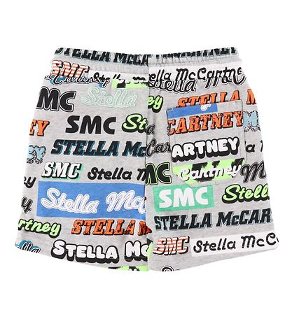 Stella McCartney Kids Shorts - Logo Sport - Grey Melange w. Stel