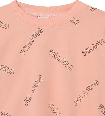 Fila T-shirt - Jamilia Cropped - Coral Cloud