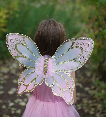 Great Pretenders Búningur - Fiðrildi - Bleikt/Gull