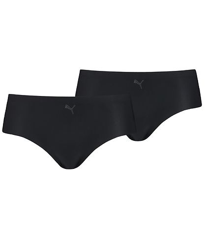 Puma Knickers-nærbuxur - Óaðfinnanlegt - 2 Pakki - Svart Puma Knickers-nærbuxur - Óaðfinnanlegt - 2 Pakki - Svart
