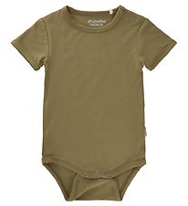 Minymo Bodysuit s/s - Bamboo - Dried Herbs